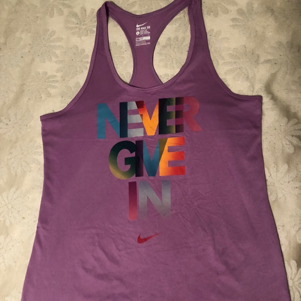Nike purple workout top